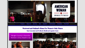 What Americanwomanfitness.com website looked like in 2018 (5 years ago)