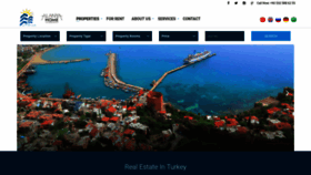 What Alanya-home.com website looked like in 2018 (5 years ago)