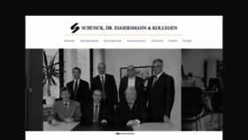 What Anwaltsbuero-muenster.de website looked like in 2018 (5 years ago)
