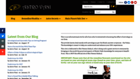 What Astro-vani.com website looked like in 2018 (5 years ago)