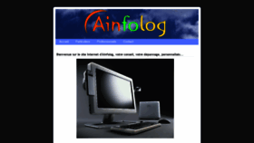 What Ainfolog.com website looked like in 2018 (5 years ago)