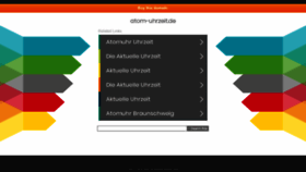 What Atom-uhrzeit.de website looked like in 2018 (5 years ago)
