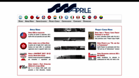 What Aprile.it website looked like in 2018 (5 years ago)