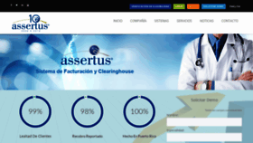 What Assertus.com website looked like in 2018 (5 years ago)