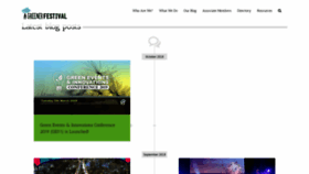 What Agreenerfestival.com website looked like in 2018 (5 years ago)