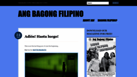 What Angbagongfilipino.wordpress.com website looked like in 2018 (5 years ago)