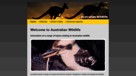 What Australianwildlife.com.au website looked like in 2018 (5 years ago)