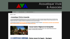 What Acoustique-vivie.fr website looked like in 2018 (5 years ago)