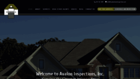 What Avalonhomeinspections.net website looked like in 2018 (5 years ago)