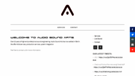 What Audiosoundarts.com website looked like in 2018 (5 years ago)