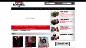 What Adriafil.com website looked like in 2018 (5 years ago)