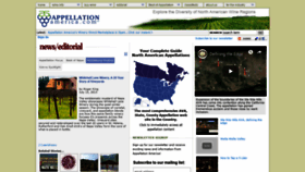 What Appellationamerica.com website looked like in 2018 (5 years ago)