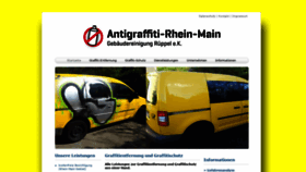 What Antigraffiti-rhein-main.de website looked like in 2018 (5 years ago)
