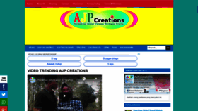 What Ajpcreations.id website looked like in 2018 (5 years ago)