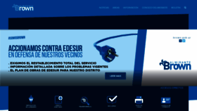 What Almirantebrown.gov.ar website looked like in 2018 (5 years ago)