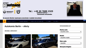 What Autokomis-berlin.pl website looked like in 2018 (5 years ago)