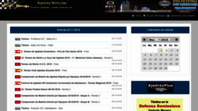 What Ajedrezenmadrid.com website looked like in 2018 (5 years ago)