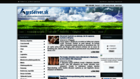 What Agroserver.sk website looked like in 2018 (5 years ago)
