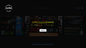 What Apnsupplements.co.uk website looked like in 2018 (5 years ago)