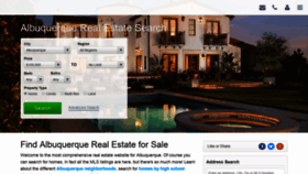 What Albuquerquerealestateplace.com website looked like in 2018 (5 years ago)