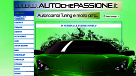 What Autochepassione.it website looked like in 2018 (5 years ago)