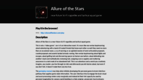 What Allureofthestars.com website looked like in 2018 (6 years ago)