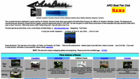 What Arolinerfanclub.com website looked like in 2018 (5 years ago)