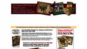 What Antiquehistoricalmaps.com website looked like in 2018 (5 years ago)