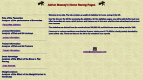 What Adrianmassey.com website looked like in 2018 (5 years ago)