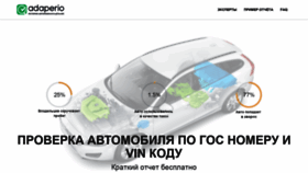 What Adaperio.ru website looked like in 2018 (5 years ago)