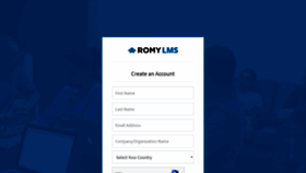 What App.romylms.com website looked like in 2018 (5 years ago)