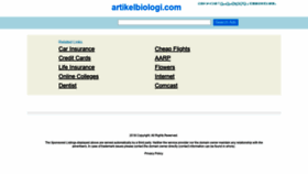 What Artikelbiologi.com website looked like in 2018 (5 years ago)