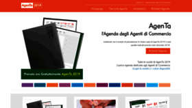 What Agenta.it website looked like in 2018 (5 years ago)