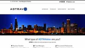 What Adtrav.com website looked like in 2018 (5 years ago)