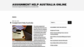 What Assignment-help-australia.com.au website looked like in 2018 (5 years ago)