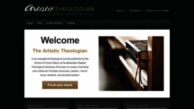 What Artistictheologian.com website looked like in 2018 (5 years ago)
