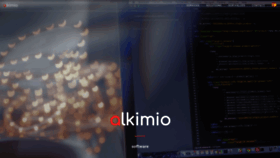 What Alkimio.com website looked like in 2018 (5 years ago)