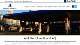 What Atakpetrol.com.tr website looked like in 2018 (5 years ago)