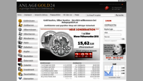 What Anlagegold24.at website looked like in 2018 (5 years ago)