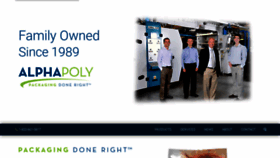 What Alphapoly.com website looked like in 2018 (5 years ago)