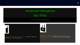What Advanced-intelligence.com website looked like in 2018 (5 years ago)
