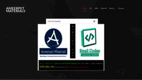 What Ameerpetmaterials.blogspot.in website looked like in 2018 (5 years ago)