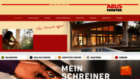 What Abus-fenster.de website looked like in 2018 (5 years ago)