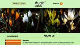 What Augisbulbs.com website looked like in 2018 (5 years ago)