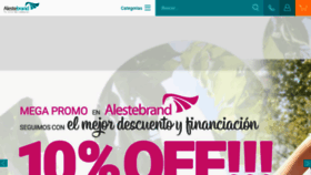What Alestebrand.com website looked like in 2018 (5 years ago)