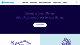 What Account.smartthings.com website looked like in 2018 (5 years ago)