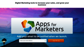 What Appsformarketers.com website looked like in 2018 (5 years ago)