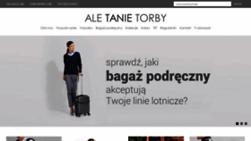 What Aletanietorby.pl website looked like in 2018 (5 years ago)