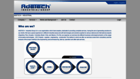 What Adetech-industrial.com website looked like in 2018 (5 years ago)