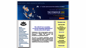 What Aseanlawassociation.org website looked like in 2018 (5 years ago)